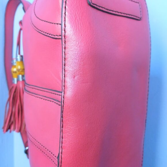 Etienne Aigner Smooth Leather Pink Hobo/Shoulder Bag Scottsdale Collection FLAWS - Picture 10 of 16